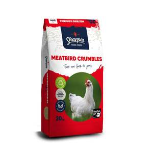 Poultry And Birds: Sharpes Meatbird Crumbles