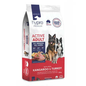 Dogs: Hypro Premium Grain Free Active Kangaroo & Turkey 20kg