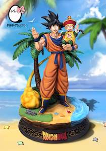 Pre-Order GK Garage Kit Resin Figure Egg Studio – Teen Goku and kid Gohan on T&hellip;