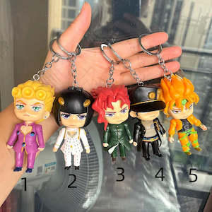Accessories: Jojo Bizarre Adventure Keychain pendant school bag doll decoration keychain