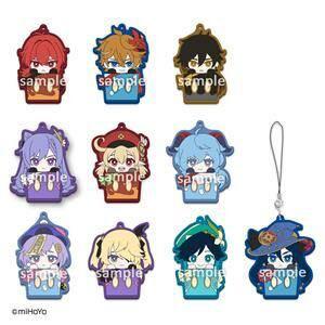Accessories: Ichiban Genshin Impact Taito Kuji - Prize F charm / rubber keychain