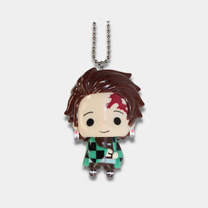 Accessories: Demon slayer mini figure keychain Banpresto