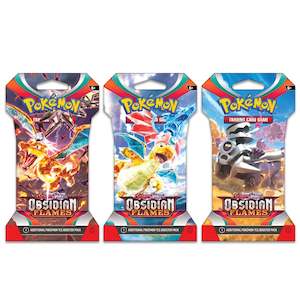Board Game Trading Cards: Pokemon TCG: Scarlet & Violet: OBSIDIAN FLAMES Booster Pack Trading Cards Pack