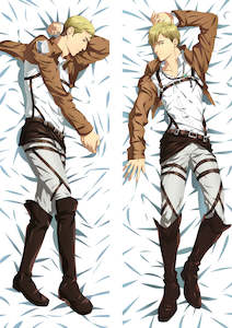 Z Body Pillows: Attack On Erwin Smith Titan Dakimakura Hugging Peach Skin Body Pillow (A19)