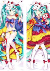 Z Body Pillows: Hatsune Miku Dakimakura HUGGING PEACH SKIN BODY PILLOW (H45)