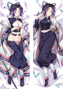 Z Body Pillows: Demon Slayer Shinobu Kocho Dakimakura HUGGING PEACH SKIN BODY PILLOW (D58)