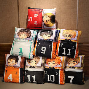 Z Cushions: Haikyu !! Plush Toy Stuffed Cushion Pillow (Cute Sleeping Style)