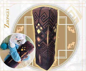 Z Cushions: Genshin Impact Zhongli Pillars Pillow Plush Cushion 50CM/78CM