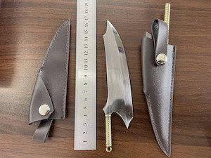 Bleach: Bleach Metal Weapon with leather case *2 Cosplay Weapon Replicas!