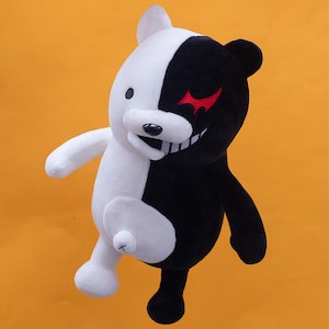 Danganronpa: Danganronpa Black and white Trigger Happy Havoc plush bear toy
