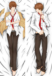 Death Note: Death Note Light Dakimakura Hugging Peach Skin Body Pillow (D27)