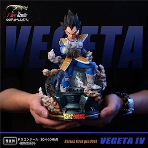 GK Garage Kit Resin Figure Dragon Ball T-Rex Studio Vegeta WCF Mega Resin Statue