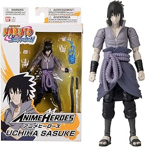 Naruto: [PRE ORDER] Sasuke Uchiha- Naruto Anime Heroes Action Figure