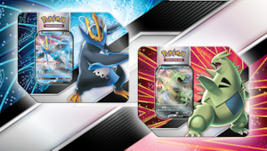 Pokemon: V Strikers Cards Tins (Empoleon V and Tyranitar V) POKEMON TCG