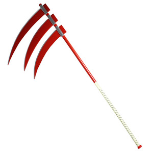 Swords: Foam Scythe Hidan's Triple-Bladed Scythe Sword 2079