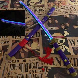 One Piece: One Piece Zoro Light up Wooden Katana (Purple) G315