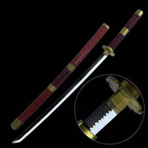 One Piece: One Piece Zoro Sandai Kitetsu Light up Wooden Katana (Red) G313-2