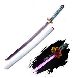 Demon Slayer Mitsuri Light up Wooden Katana (Purple) G201