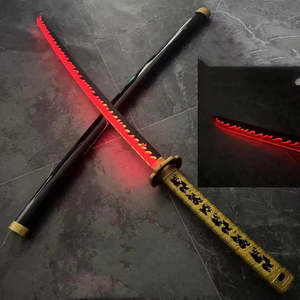 Demon Slayer: Demon Slayer Yoriichi Tsugikuni Light up Wooden Katana (Red) G205