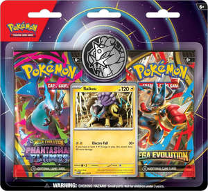 PKM POKEMON TCG Raikou 2 Pack Blister (Assorted)