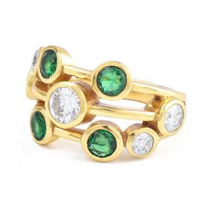 Ophelia Ring | Emerald