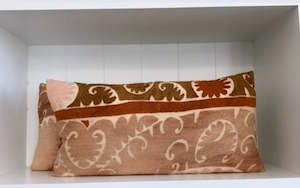 Cushions: SUZANI CUSHION | BROWN/PINK