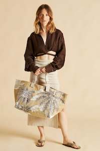 Bags Pouches Purses: ROBINSON TOTE in BIEGE by Inouitoosh Paris