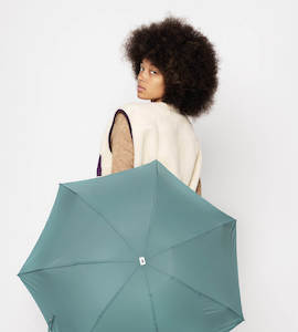 Umbrellas: ANATOLE PARIS - Sage green micro- umbrella AMBROISE