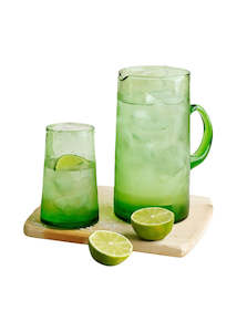 Tableware: MOROCCAN BELDI JUG | GREEN