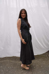 LILY COTTON DRESS | BLACK