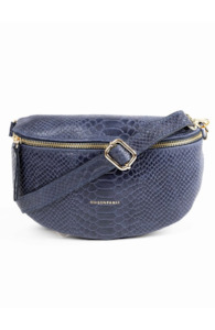 MAISON FANALI | Bum Bag Snake Navy