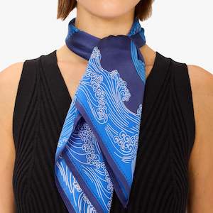 Scarves: POSEIDON Scarf- AZURE by Inouï Edition