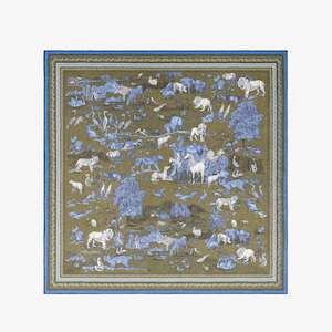 Scarves: REVERIE Scarf- KHAKI by Inouï Edition