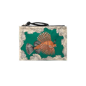 POSEIDON POUCH in GREEN by Inoui Editions Paris