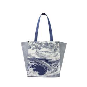 Bags Pouches Purses: BALTHAZAR TOTE in NAVY by Inoui Editions Paris