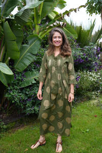 Dresses: SIENNA DRESS | OLIVE GOLD