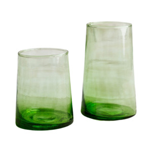 MOROCCAN BELDI GLASS | GREEN 300ml