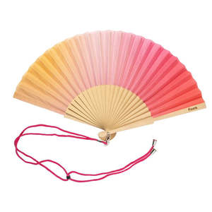 All: HAND FAN | W GIFT BOX SUNSET