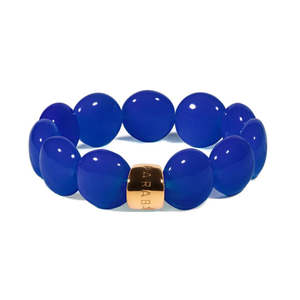 Jewellery: PARABAYA- COBALT BOMBOM BRACELET