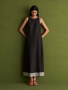 Dresses: NIZA LINEN DRESS | CHARCOAL