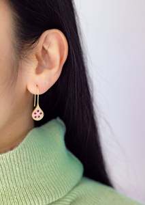 Jewellery: DAHLIA EARRINGS | RUBY