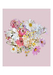 Prints: Pink Petal Bouquet