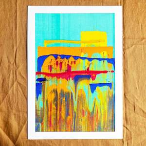 January Acrylics On Paper: Acrylic on paper