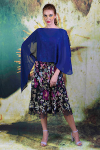 Cardis Jumpers: Alison Cape - Navy