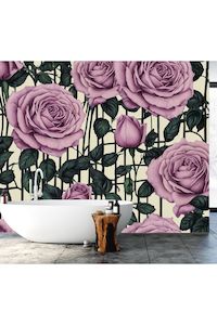 Rose Vine Floral Mural Wallpaper - 2.7m x 3m