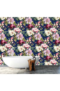 Wall Art: Magnolia Festive Mural Wallpaper - 2.7m x 3m