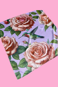 Scarves Hats: AS Square Neck Scarf - Lilac Romance