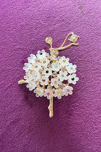 Daisy Ballerina Brooch