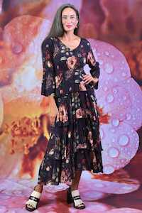 Floral Dresses: Matilda Dress - Purple Flora | SALE