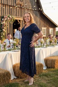 Moon Light Dress - Navy